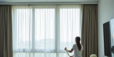 Delicate sheer drape cleaning pinjarra-hills Matty Curtain Cleaning