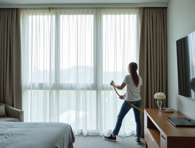 Pinjarra Hills Sheer Curtain Cleaning
